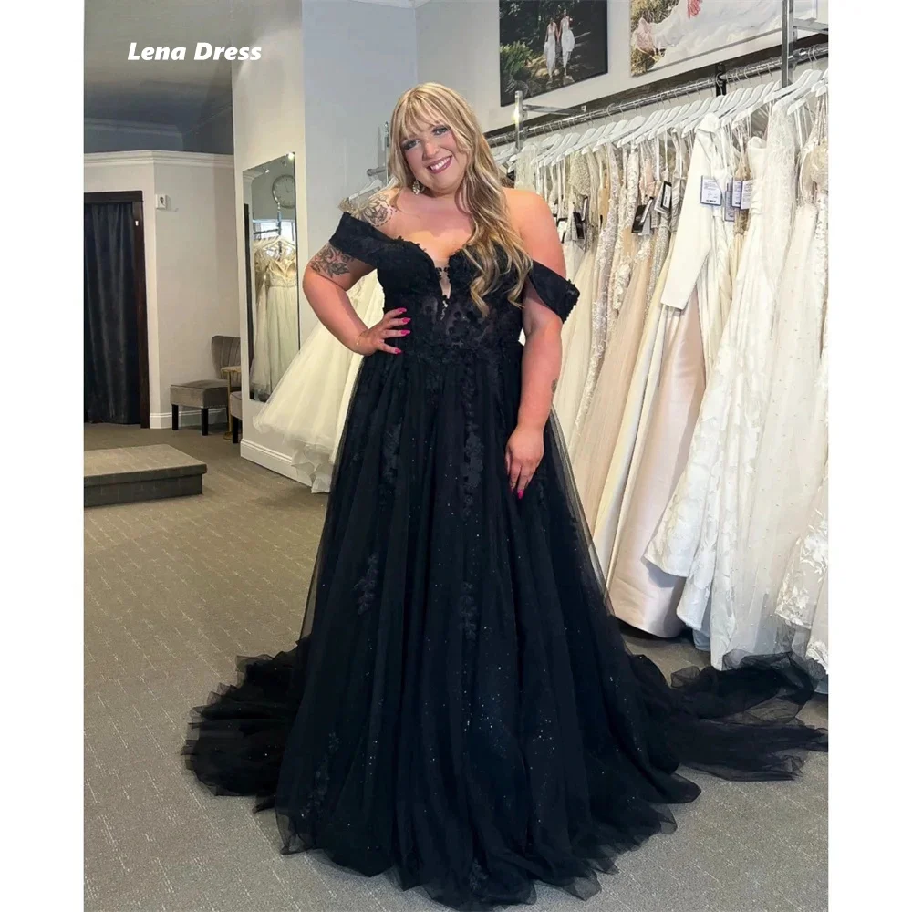 Lena Embroidered Lace Saudi Evening Dresses for Special Occasions Custom Made Line A Elegant Long Dresses Woman Wedding Dress
Lena Embroidered Lace Saudi Evening Dresses for Special Occasions Custom Made Line A Elegant Long Dresses Woman Wedding Dress