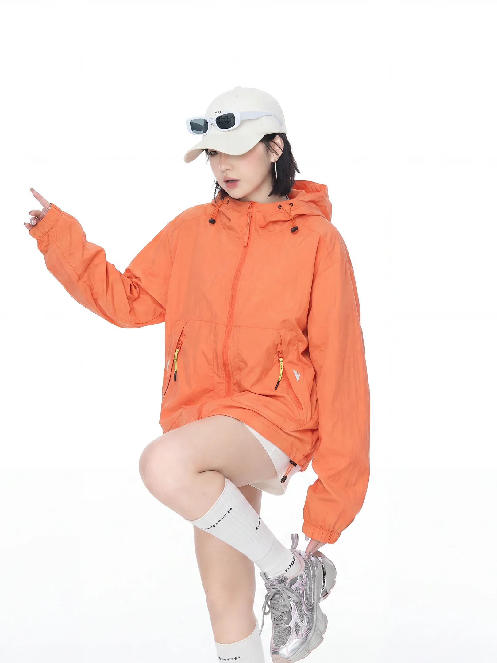 American Style Lightweight Breathable Women's Summer New UPF50 UV Protection Hat Coat Sunscreen Outerwear Top Nylon Fabric
American Style Lightweight Breathable Women's Summer New UPF50 UV Protection Hat Coat Sunscreen Outerwear Top Nylon Fabric
