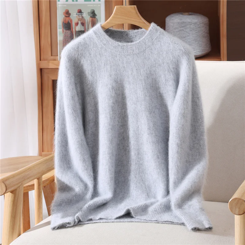 2025 New Autumn Winter Women Mink Cashmere Sweater O-Neck Pullover Basic Casual Soft Warm Bottom Clothing 100% Mink Cashmere Top
2025 New Autumn Winter Women Mink Cashmere Sweater O-Neck Pullover Basic Casual Soft Warm Bottom Clothing 100% Mink Cashmere Top