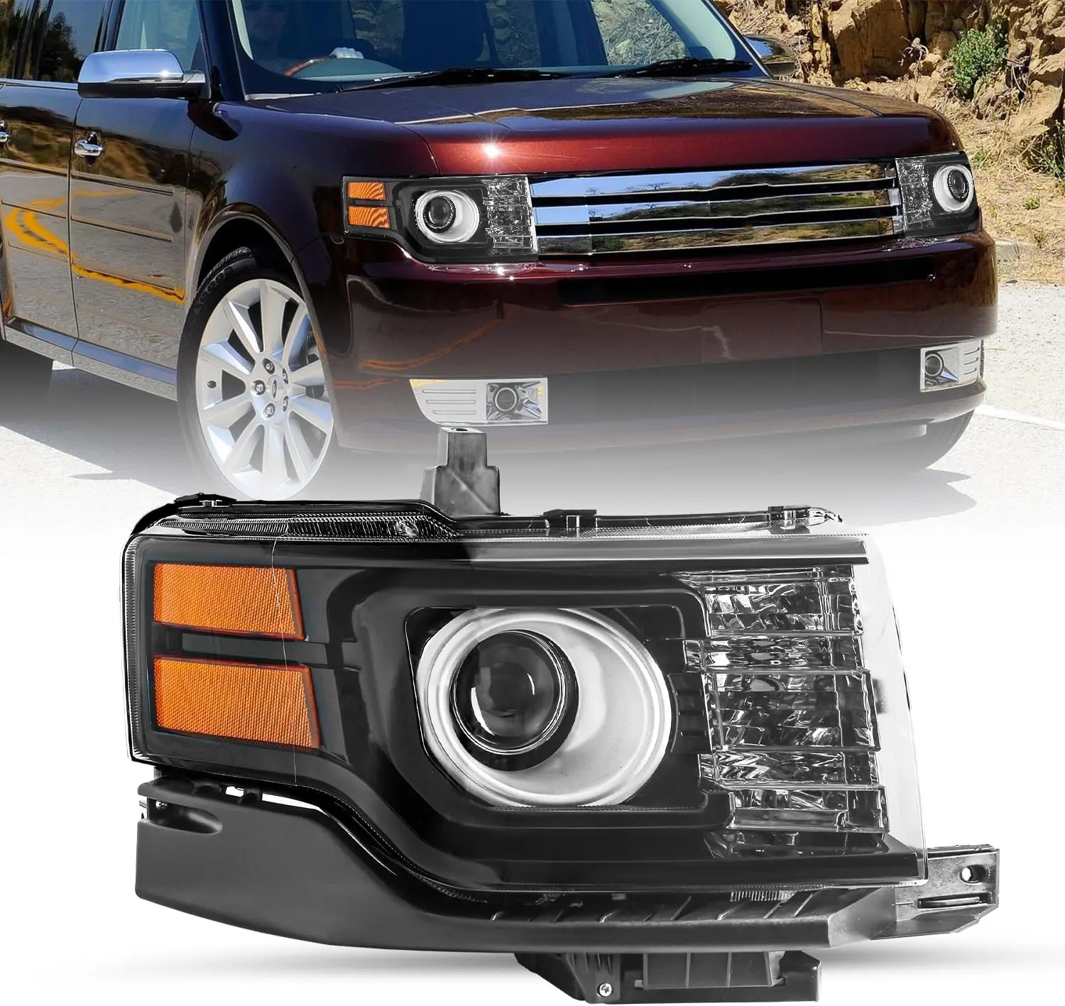 Фара HID для Ford Flex OE Style 2009-2012 гг., правая сторона пассажира, черный корпус с янтарным отражателем
Фара HID для Ford Flex OE Style 2009-2012 гг., правая сторона пассажира, черный корпус с янтарным отражателем
