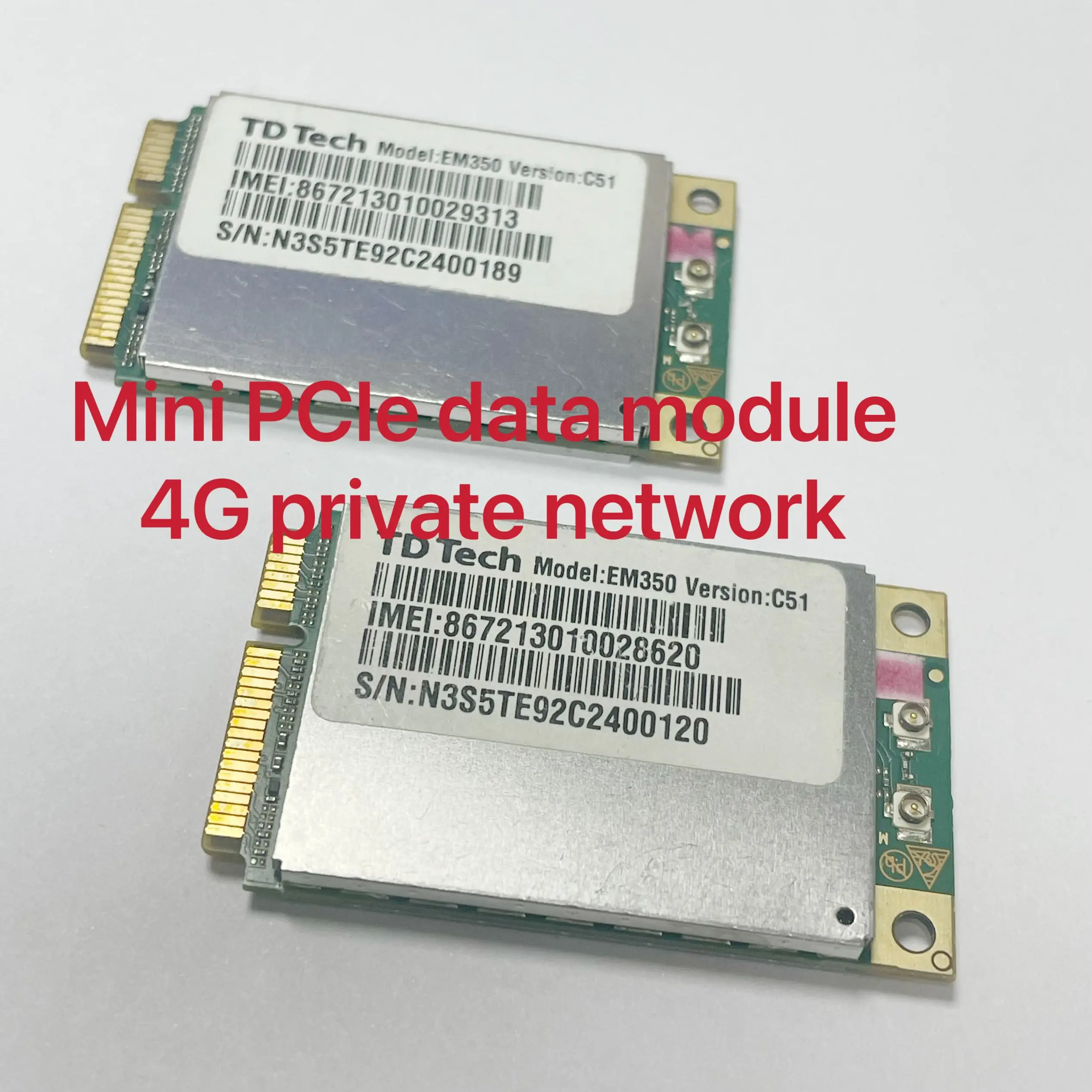 1PCS/LOT TD Tech EM350 C51 4G private network module (second-hand), the product appearance is not very attractive.
1PCS/LOT TD Tech EM350 C51 4G private network module (second-hand), the product appearance is not very attractive.