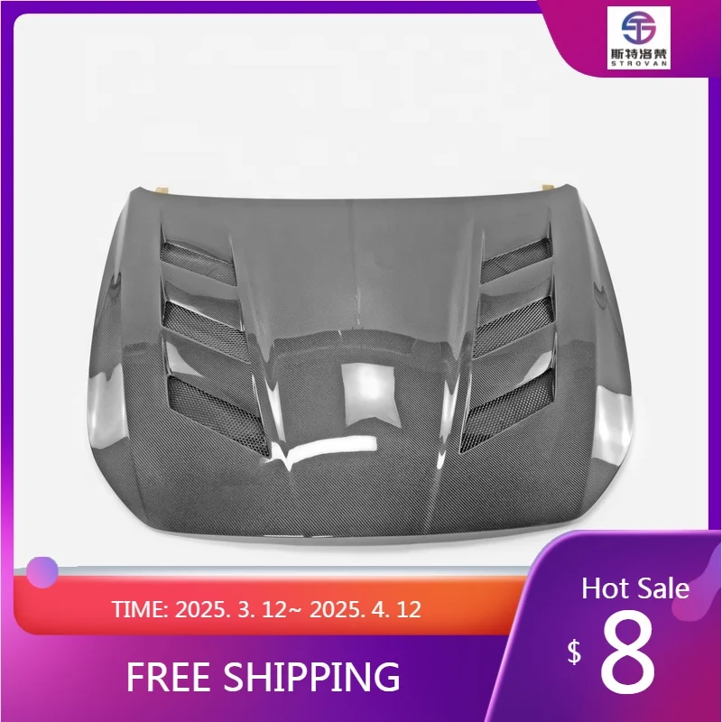 Deren High Quality Carbon Hood for 2022 Genesis G70 Facelift AM Type Carbon Fiber Hood Bonnet G70 Real Carbon Vented Engine Hood
Deren High Quality Carbon Hood for 2022 Genesis G70 Facelift AM Type Carbon Fiber Hood Bonnet G70 Real Carbon Vented Engine Hood