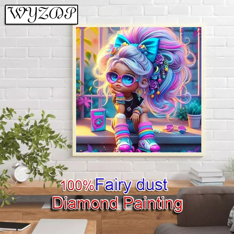 Набор алмазной живописи Fairy Dust, мультяшная девушка, полный алмазный рисунок, полная фея, пыль, вышивка крестиком, домашний декор, настенная живопись
Набор алмазной живописи Fairy Dust, мультяшная девушка, полный алмазный рисунок, полная фея, пыль, вышивка крестиком, домашний декор, настенная живопись