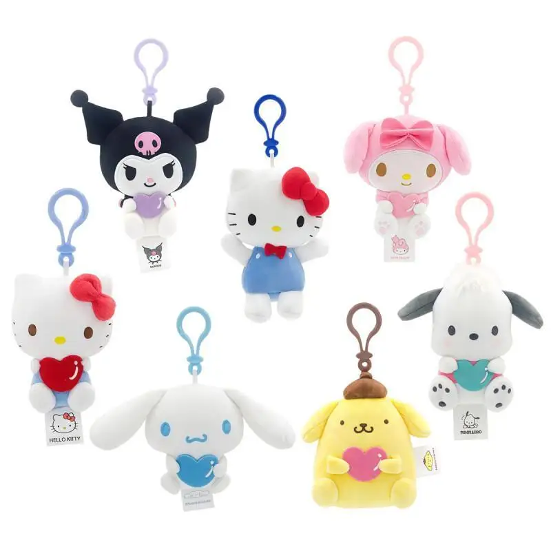 Plush Keychain, Cute Hello Kitty Cinnamoroll My Melody Kuromi Pochacco Cartoon Stuffed Doll Pendant, Soft Bag Gift
Plush Keychain, Cute Hello Kitty Cinnamoroll My Melody Kuromi Pochacco Cartoon Stuffed Doll Pendant, Soft Bag Gift