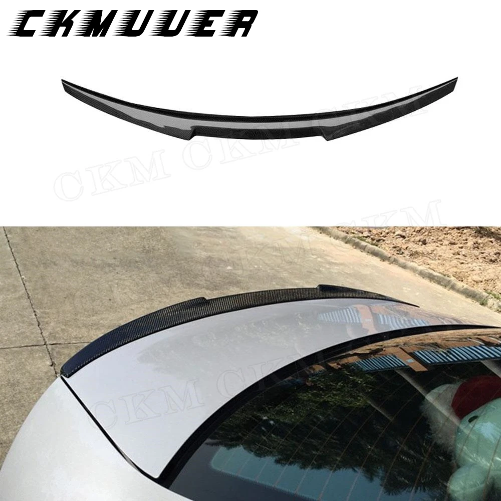 CKMUUER Carbon Fiber Car Rear Trunk Spoiler FRP Unpainted Lip Wings Cover for Audi A3 Sline S3 Sedan M4 Style 2013-2018
CKMUUER Carbon Fiber Car Rear Trunk Spoiler FRP Unpainted Lip Wings Cover for Audi A3 Sline S3 Sedan M4 Style 2013-2018