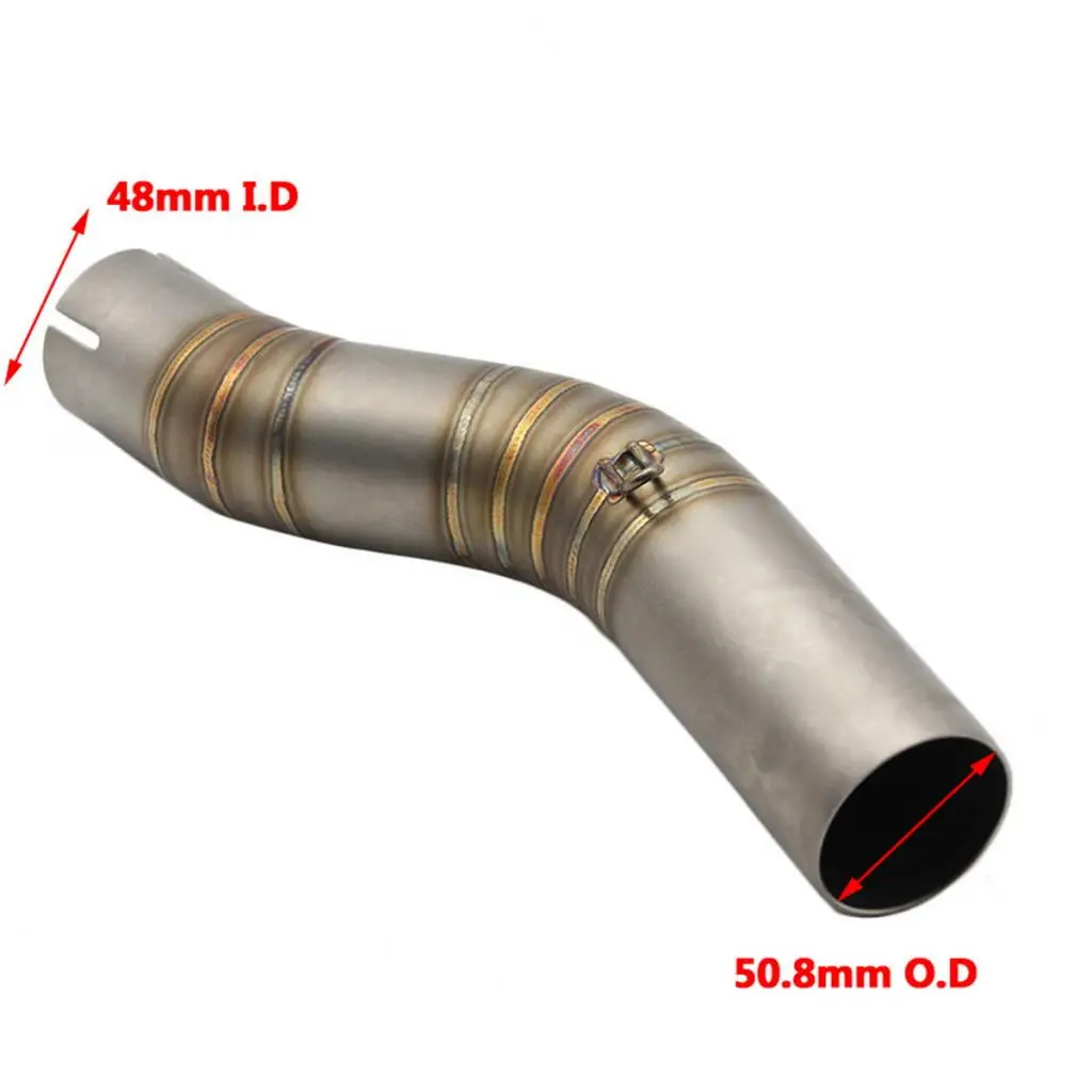 51mm Motorcycle Exhaust Connecting Middle Pipe Silver Stainless Steel Link Exhaust Tube for Suzuki GSXR 1000 2005 2006
51mm Motorcycle Exhaust Connecting Middle Pipe Silver Stainless Steel Link Exhaust Tube for Suzuki GSXR 1000 2005 2006