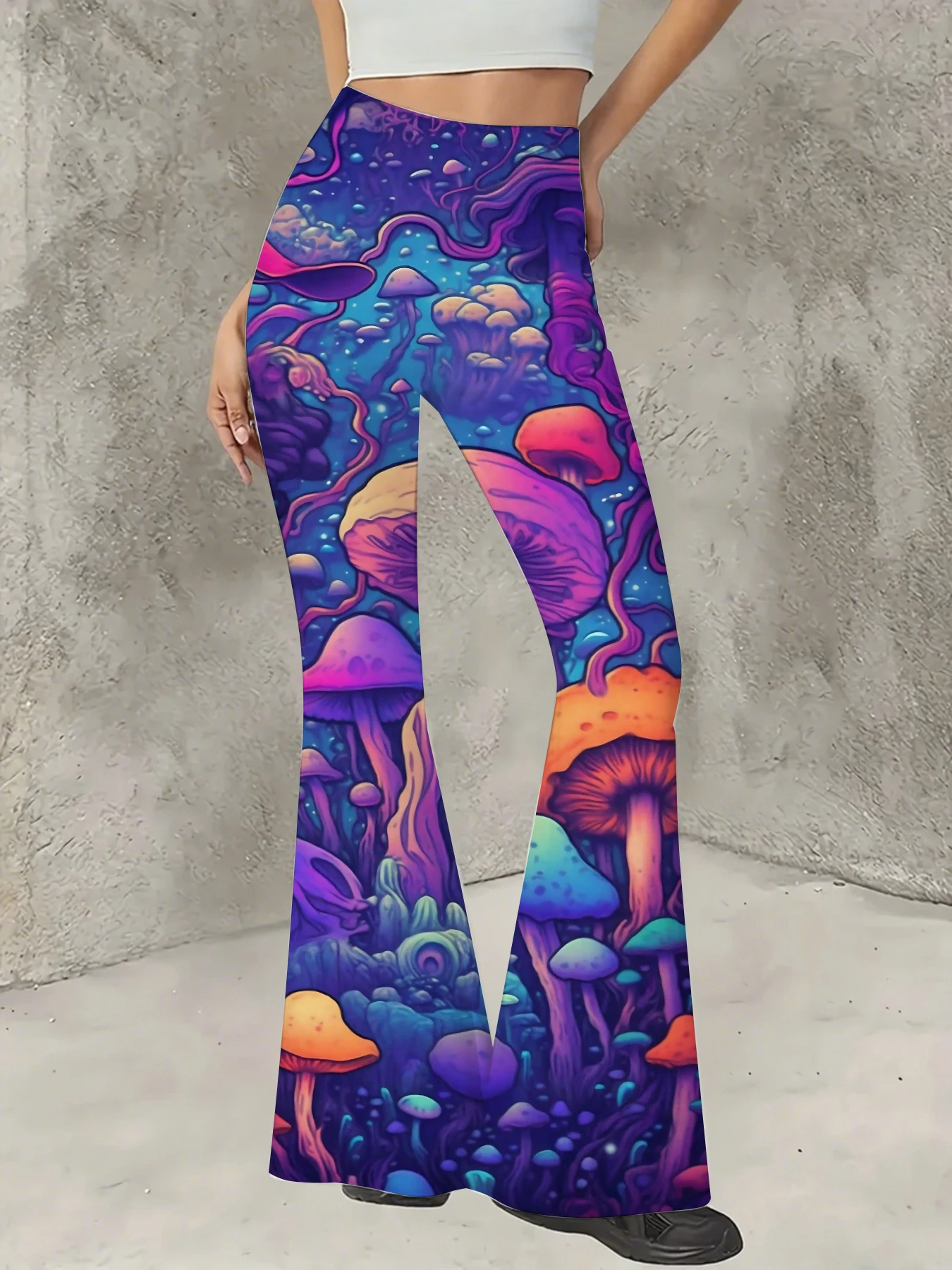 Women's Printed Flare Pants Y2K High Waist Bell Bottom Trousers Streetwear
Women's Printed Flare Pants Y2K High Waist Bell Bottom Trousers Streetwear