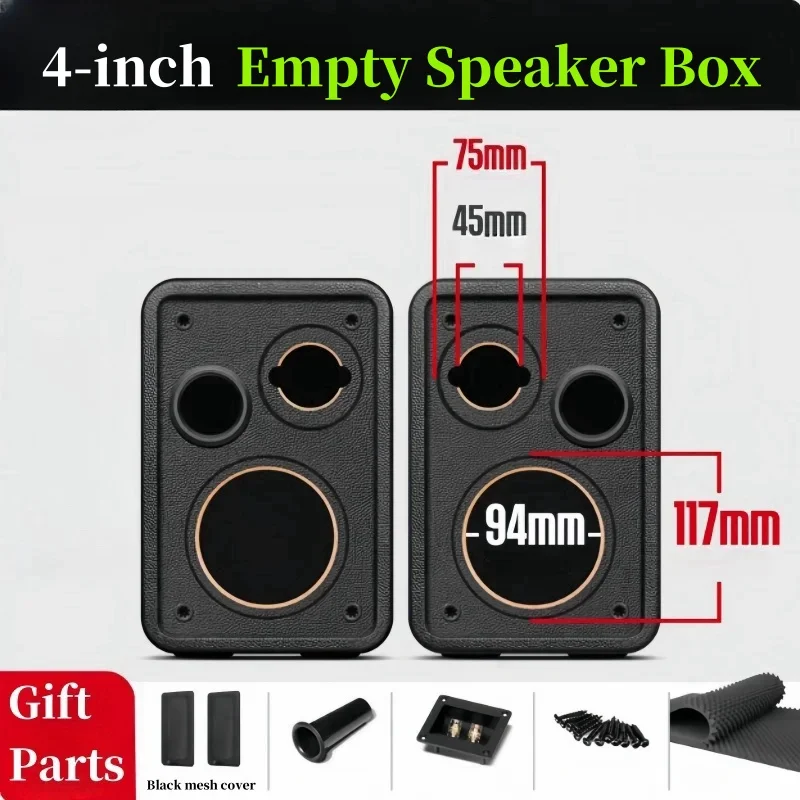 4-inch Speaker Empty Box,DIY Wooden Speaker Housing, Sound Box, Woofer andTweeter speaker Box Body,2Piece Speaker Box
4-inch Speaker Empty Box,DIY Wooden Speaker Housing, Sound Box, Woofer andTweeter speaker Box Body,2Piece Speaker Box