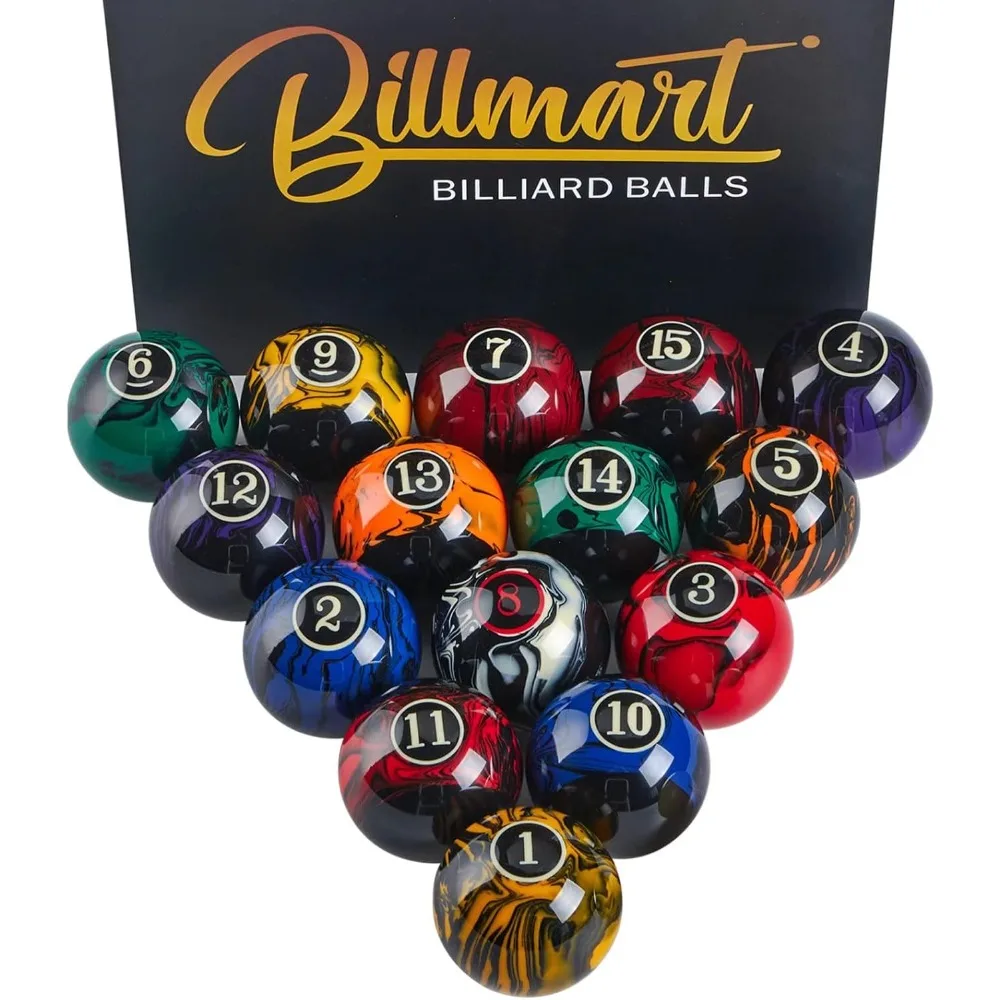 Premium Billiard Balls Pool Table Accessories 2-1/4" Regulation Size 16 Pool Balls Billiard Set
Premium Billiard Balls Pool Table Accessories 2-1/4" Regulation Size 16 Pool Balls Billiard Set
