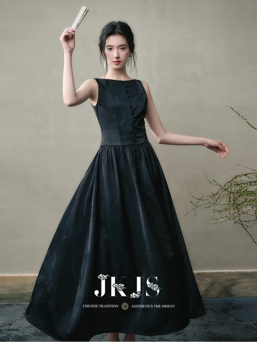New Chinese Sle Dr JKJS Mountain Ink Language k Pattern Embroidery High Waist ter Ne Long A-Line Skirt for Women
New Chinese Sle Dr JKJS Mountain Ink Language k Pattern Embroidery High Waist ter Ne Long A-Line Skirt for Women