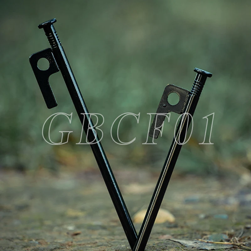 Thickened Outdoor Tent Stakes Heavy Duty Steel Pegs Tarp Rope Extended Fixing Camping Nails Ground Stakes Mallet Set 1Pcs
Thickened Outdoor Tent Stakes Heavy Duty Steel Pegs Tarp Rope Extended Fixing Camping Nails Ground Stakes Mallet Set 1Pcs