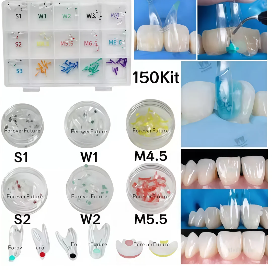Dental Clear Matrix Anterior Posterior Teeth Matrix Wedges Black Triangle Repair Kit Fit Bioclear BT
Dental Clear Matrix Anterior Posterior Teeth Matrix Wedges Black Triangle Repair Kit Fit Bioclear BT