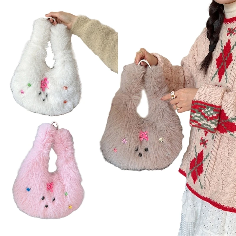 Cartoon Plush Underarm Bag Ladies Handbag Plush Shoulder Bag Clutch Purse Shopping Dating Bag School Bag for Girl
Cartoon Plush Underarm Bag Ladies Handbag Plush Shoulder Bag Clutch Purse Shopping Dating Bag School Bag for Girl