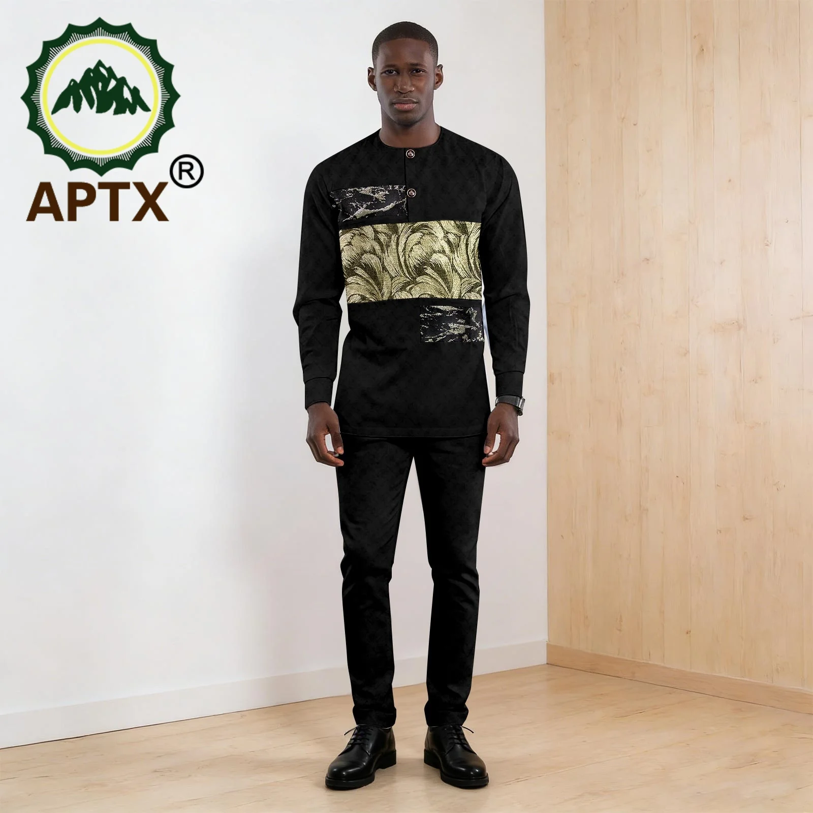 African Clothing for Men Long Sleeves O-neck Shirt Full Length Pants 2 Pieces Casual Set Wedding Wear 2616049
African Clothing for Men Long Sleeves O-neck Shirt Full Length Pants 2 Pieces Casual Set Wedding Wear 2616049