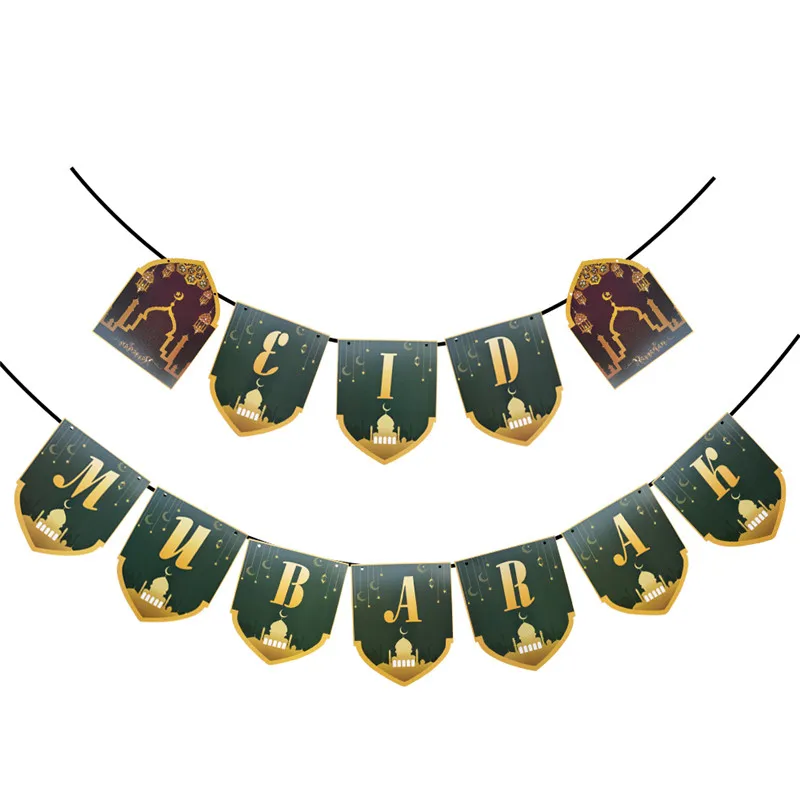 1set eid mubarak bunting banner ramadan party Decoration Muslim Islamic Kareem hanging garland Ramadan Home favor
1set eid mubarak bunting banner ramadan party Decoration Muslim Islamic Kareem hanging garland Ramadan Home favor