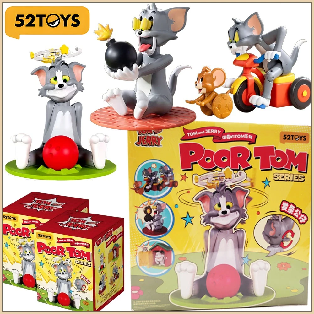 Original 52toys Tom and Jerry Anime Figure Poor Tom Series Blind Box Exquisite Fashion Trend Model Toy Desktop Display Fun Gifts
Original 52toys Tom and Jerry Anime Figure Poor Tom Series Blind Box Exquisite Fashion Trend Model Toy Desktop Display Fun Gifts