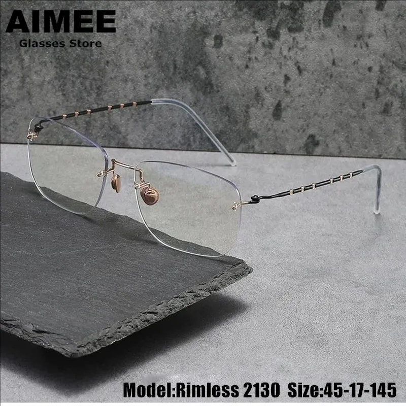 Denmark Brand Frameless Glasses Frame Men Women Square Rimless Optical Eyewear Titanium Ultralight Prescription Eyeglasses Gafas
Denmark Brand Frameless Glasses Frame Men Women Square Rimless Optical Eyewear Titanium Ultralight Prescription Eyeglasses Gafas