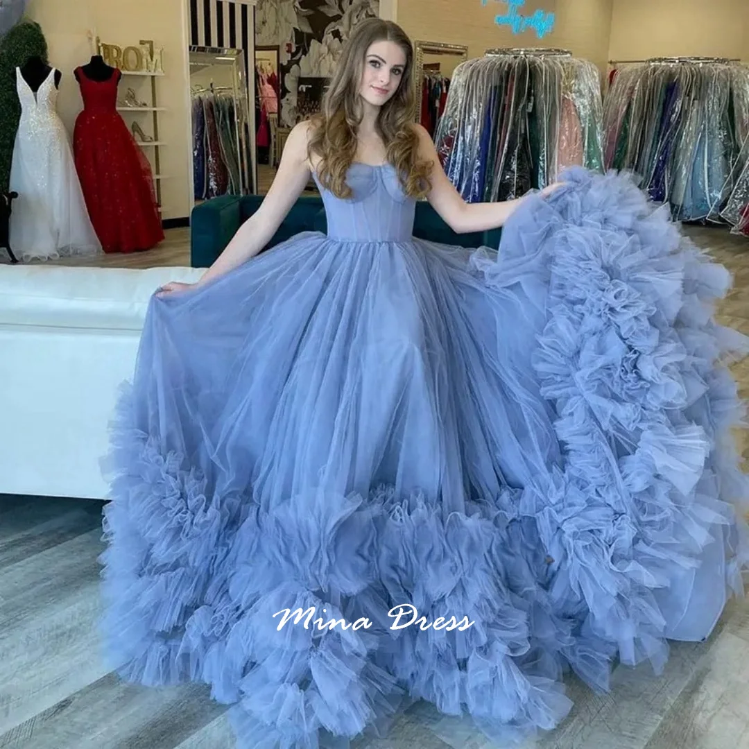 Mina Strapless Luxurious Women's Evening Dresses for Special Occasions Customized Backless Sleeveless Flowers Luxury Party Dress
Mina Strapless Luxurious Women's Evening Dresses for Special Occasions Customized Backless Sleeveless Flowers Luxury Party Dress