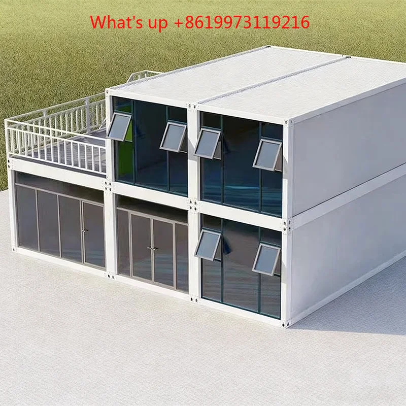 2026 Modular Steel Container House Detachable Design Folding Glass Curtain Wall Double-layer Combination Hotel Office Building
2026 Modular Steel Container House Detachable Design Folding Glass Curtain Wall Double-layer Combination Hotel Office Building