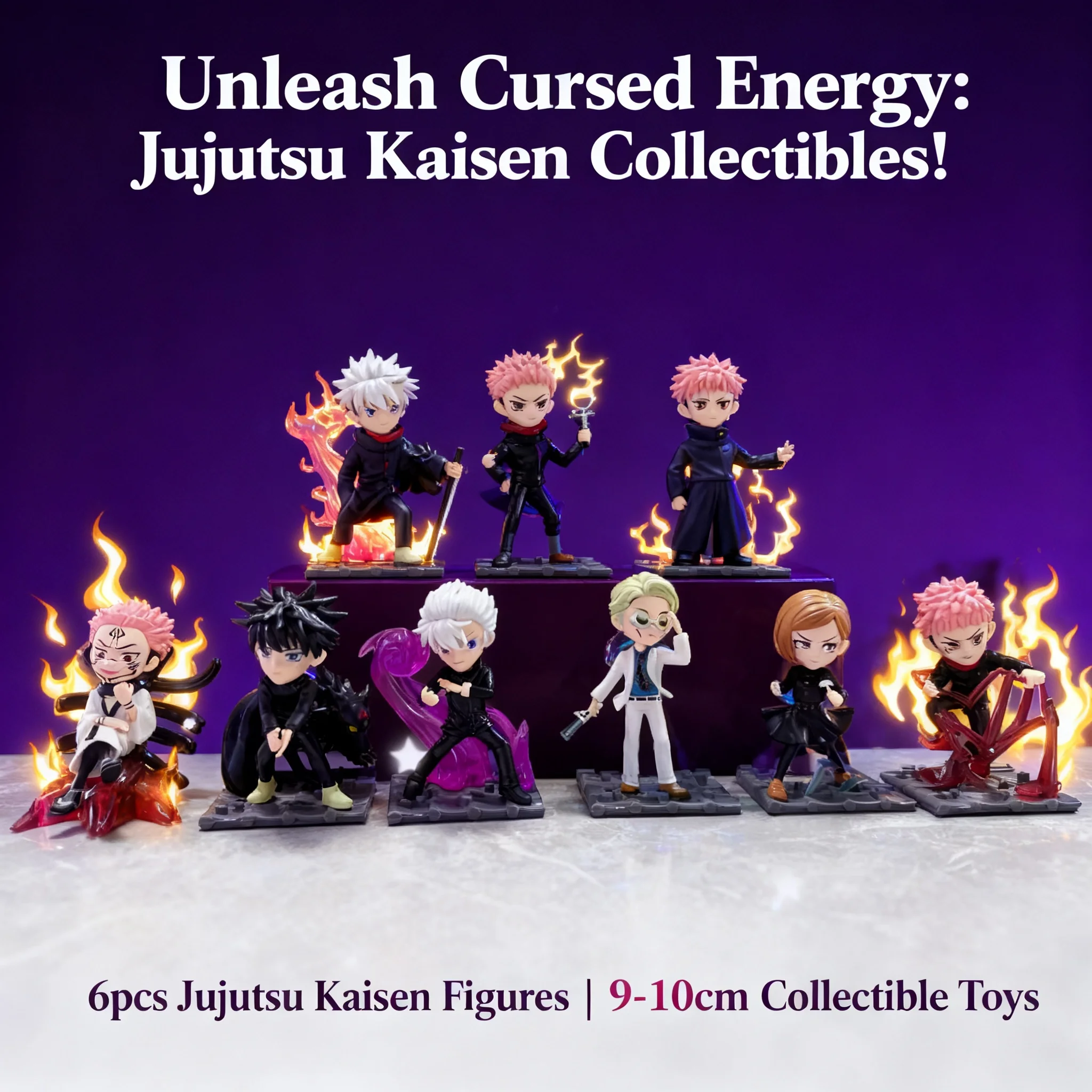 Anime Figures Q Version Jujutsu Kaisen Gojo Satoru Yuji Itadori Cute Collectible Dolls Desktop Decoration Ornaments Gifts For
Anime Figures Q Version Jujutsu Kaisen Gojo Satoru Yuji Itadori Cute Collectible Dolls Desktop Decoration Ornaments Gifts For