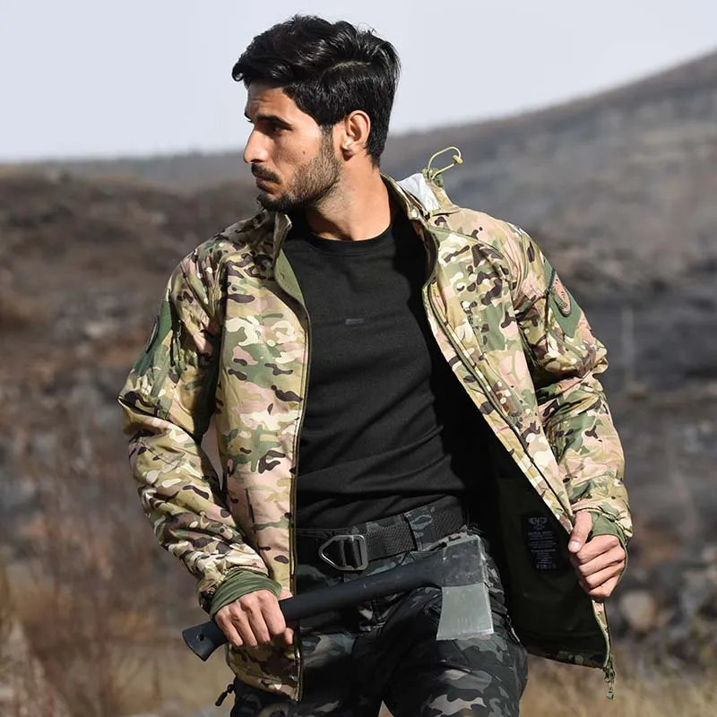 Tactical Jackets Thick Windbreaker Bomber Jacket Soft Cycling Camo Hooded Coat Hiking Jackets Light Men Clothes Chaqueta Hombre
Tactical Jackets Thick Windbreaker Bomber Jacket Soft Cycling Camo Hooded Coat Hiking Jackets Light Men Clothes Chaqueta Hombre
