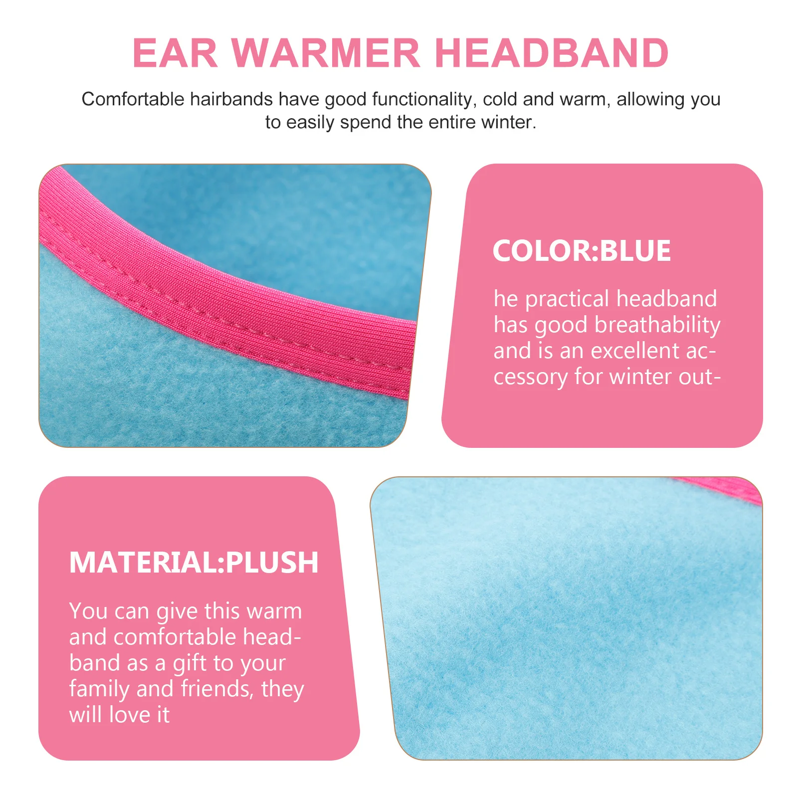 Ear Warmer Headband Winter Sports Warm Breathable Ear Protector Headband Running Yoga Outdoor Protective Cover
Ear Warmer Headband Winter Sports Warm Breathable Ear Protector Headband Running Yoga Outdoor Protective Cover