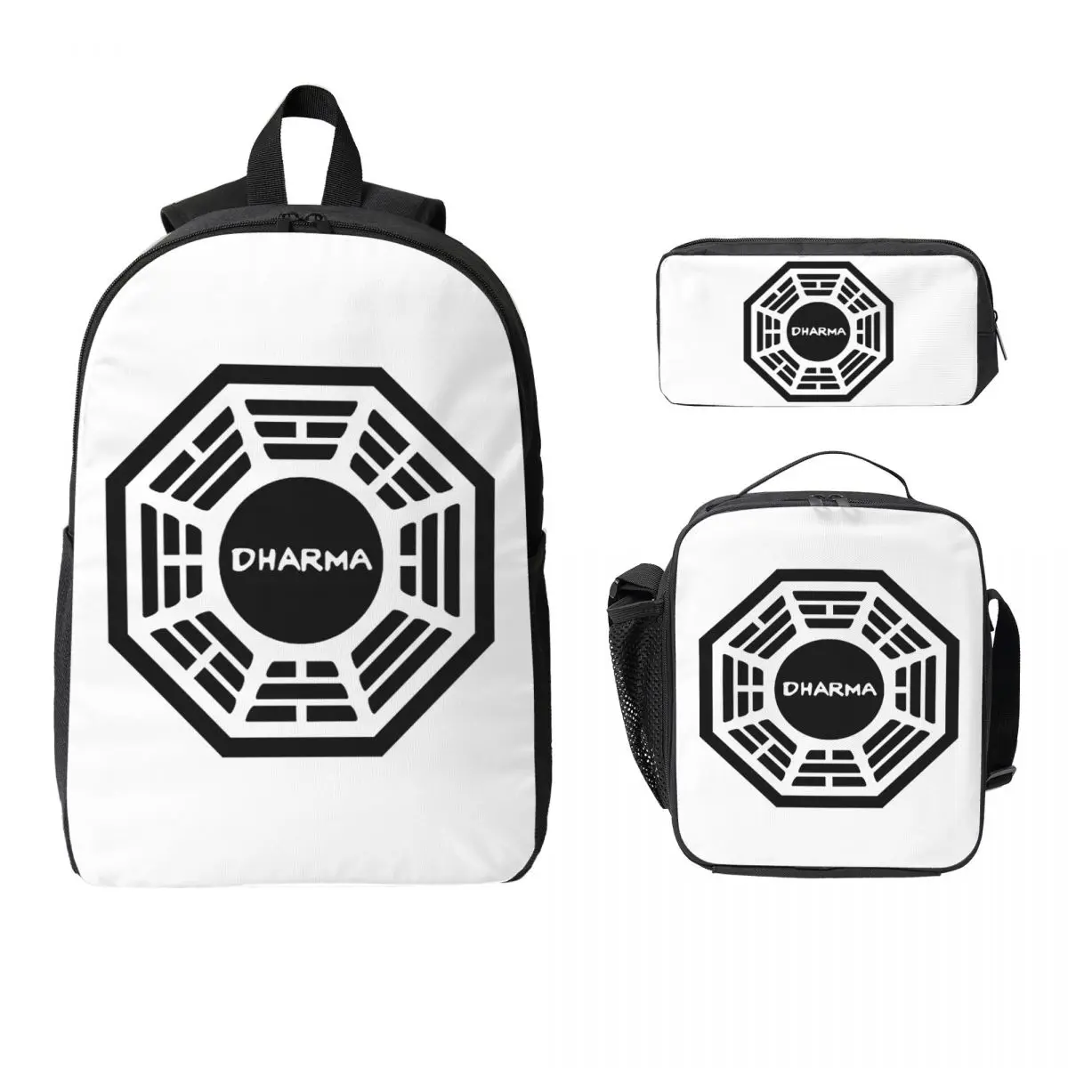 The Dharma Initiative Backpack Boys Girls BookBag School Bag Laptop Shoulder Bags 3ps Insulated Lunch Bag Pencil Case
The Dharma Initiative Backpack Boys Girls BookBag School Bag Laptop Shoulder Bags 3ps Insulated Lunch Bag Pencil Case