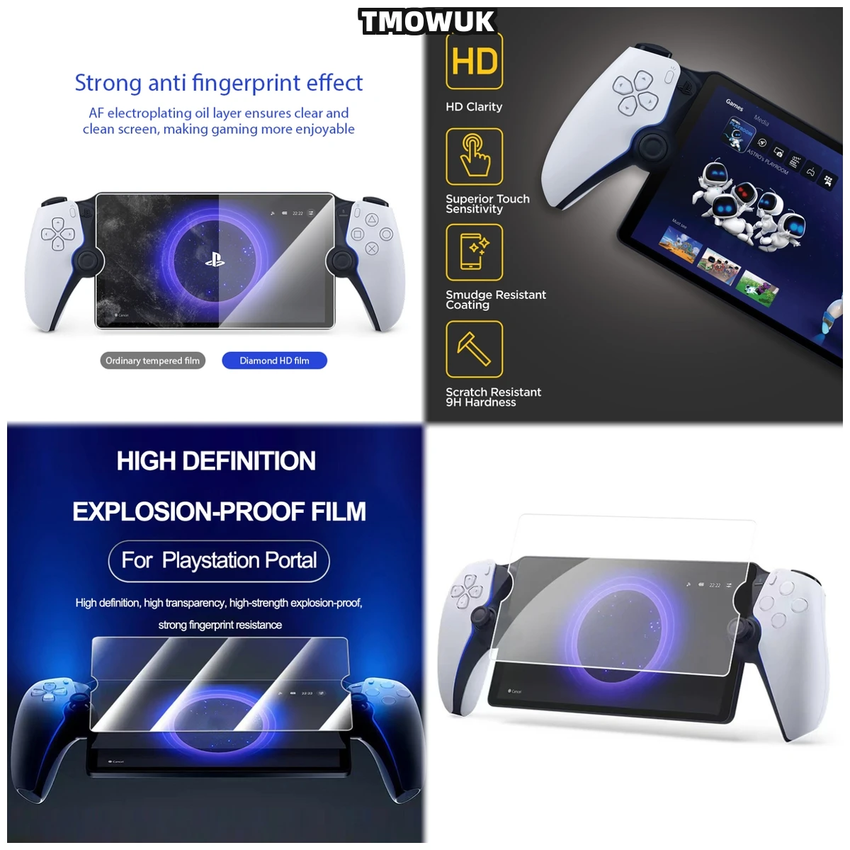 Sony PlayStation Portal 5 PS5 Screen Protector Tempered Glass Transparent Anti-Fingerprint
Sony PlayStation Portal 5 PS5 Screen Protector Tempered Glass Transparent Anti-Fingerprint