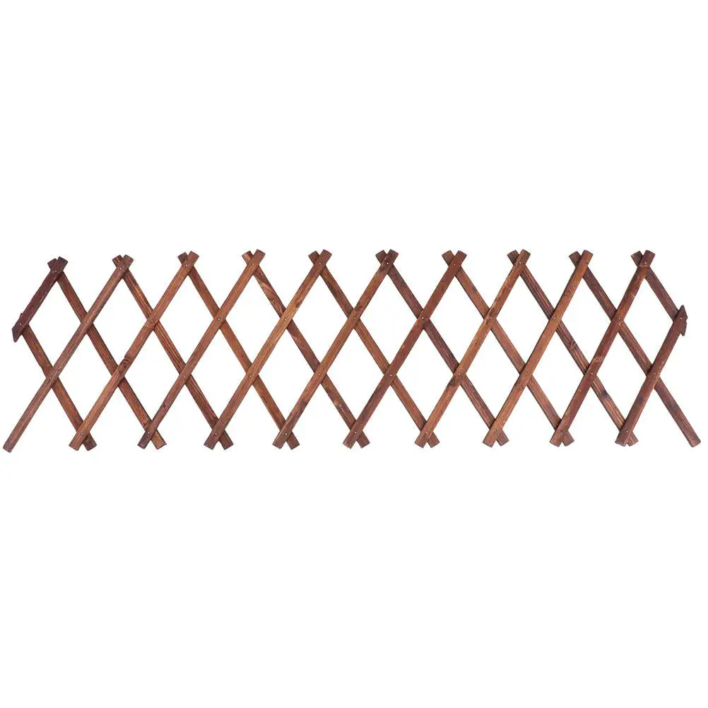 Expandable Carbonized Wood Garden Trellis for Climbing Plants Vegetable Vine Support Wooden Fence Panel Adjustable Plant Climb
Expandable Carbonized Wood Garden Trellis for Climbing Plants Vegetable Vine Support Wooden Fence Panel Adjustable Plant Climb