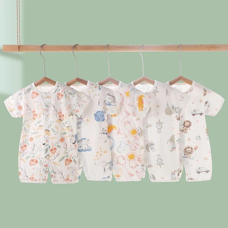 2024 Summer Clothes for Babies A Class Cotton Baby Jumpsuit Baby Clothes Newborn Short Sleeve Rompers Jumpsuit
2024 Summer Clothes for Babies A Class Cotton Baby Jumpsuit Baby Clothes Newborn Short Sleeve Rompers Jumpsuit