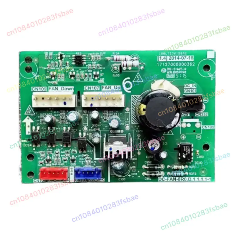 Новая плата драйвера вентилятора кондиционера DC-FAN-8R0 MDV-224W/DSN1-8R0, плата вентилятора
Новая плата драйвера вентилятора кондиционера DC-FAN-8R0 MDV-224W/DSN1-8R0, плата вентилятора