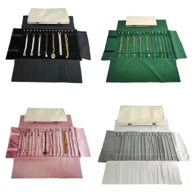 Portable and practical jewelry storage roll, anti winding necklace storage bag, travel storage bag, can store 16 pieces of jewelry without jewelry included
Portable and practical jewelry storage roll, anti winding necklace storage bag, travel storage bag, can store 16 pieces of jewelry without jewelry included