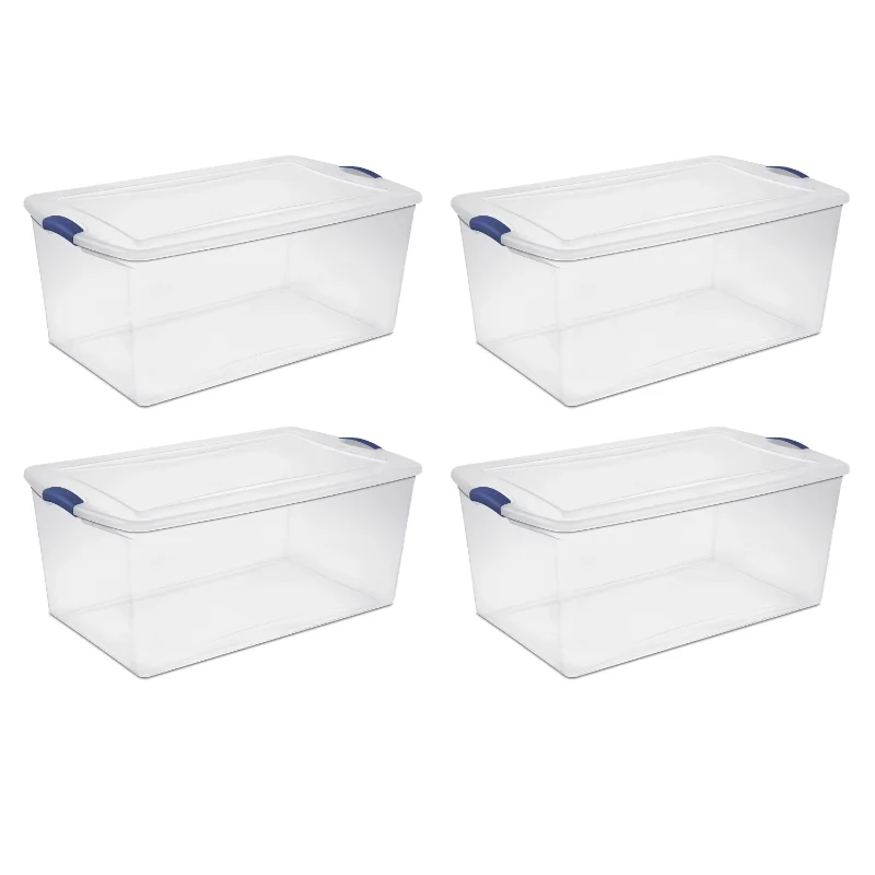 Sterilite 105 Qt storage organizer , Set of 4storage storage boxes storage box
Sterilite 105 Qt storage organizer , Set of 4storage storage boxes storage box