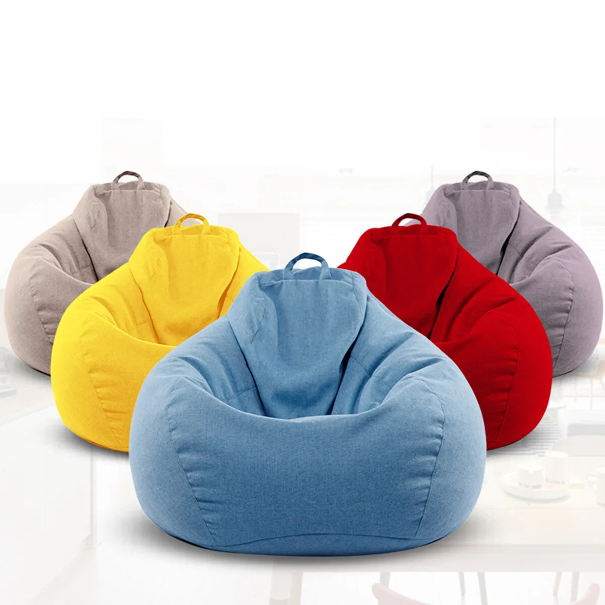 Large Bean Bag Chair for Adults & Kids – Lazy Lounger Sofa with EPS Beads Filling, Comfy Couch, Includes Filling (No Assembly)
Large Bean Bag Chair for Adults & Kids – Lazy Lounger Sofa with EPS Beads Filling, Comfy Couch, Includes Filling (No Assembly)