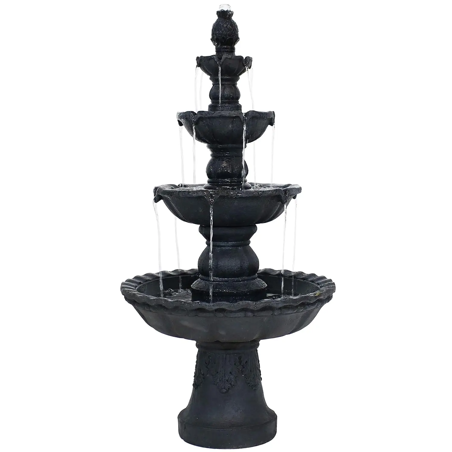52in 4-Tier Pineapple Outdoor Water Fountain for Garden Patio Yard, Customized
52in 4-Tier Pineapple Outdoor Water Fountain for Garden Patio Yard, Customized