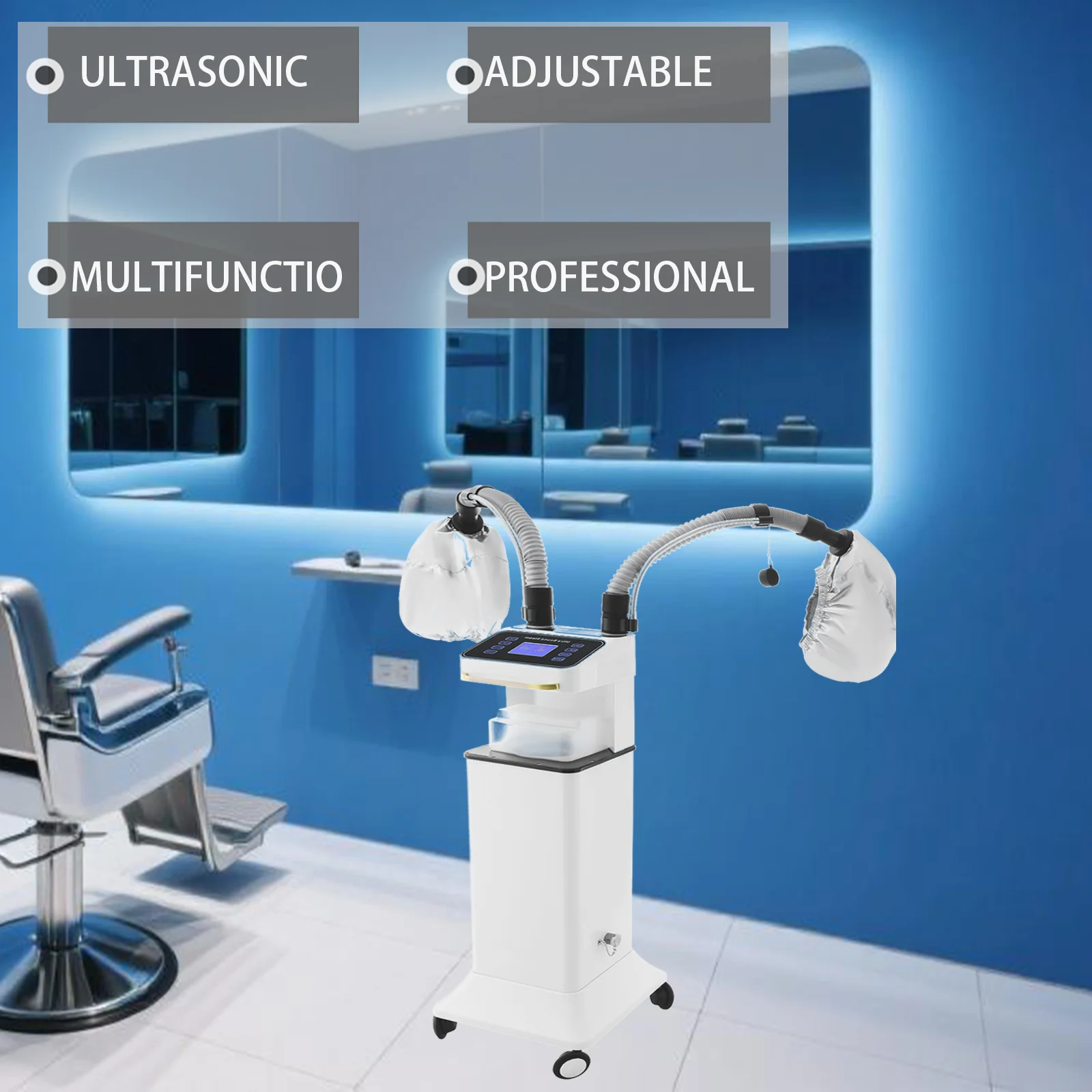 Ультразвуковой нано-отпариватель для волос 650 Вт с регулируемой температурой и резервуаром 40 унций – профессиональный аппарат для ухода за волосами для домашнего и салонного использования
Ультразвуковой нано-отпариватель для волос 650 Вт с регулируемой температурой и резервуаром 40 унций – профессиональный аппарат для ухода за волосами для домашнего и салонного использования
