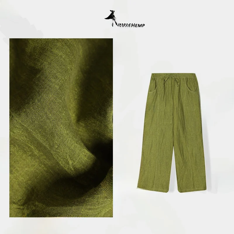 Женские летние повседневные брюки Han Haax с высокой талией, прямые, дышащие, комфортные, цвета Tea Green
Женские летние повседневные брюки Han Haax с высокой талией, прямые, дышащие, комфортные, цвета Tea Green