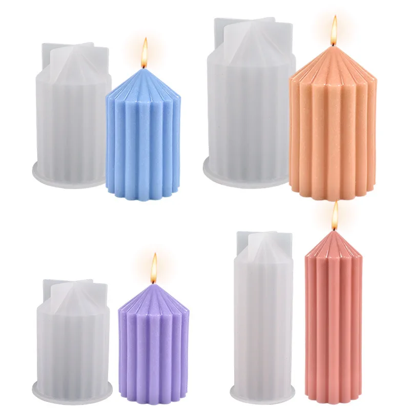DIY Resin Mold Easy Demoulding Silicone Candle Mold Striped Columnar Conical Cylinder Mould Aromatherapy Candle Mould Home Decor
DIY Resin Mold Easy Demoulding Silicone Candle Mold Striped Columnar Conical Cylinder Mould Aromatherapy Candle Mould Home Decor