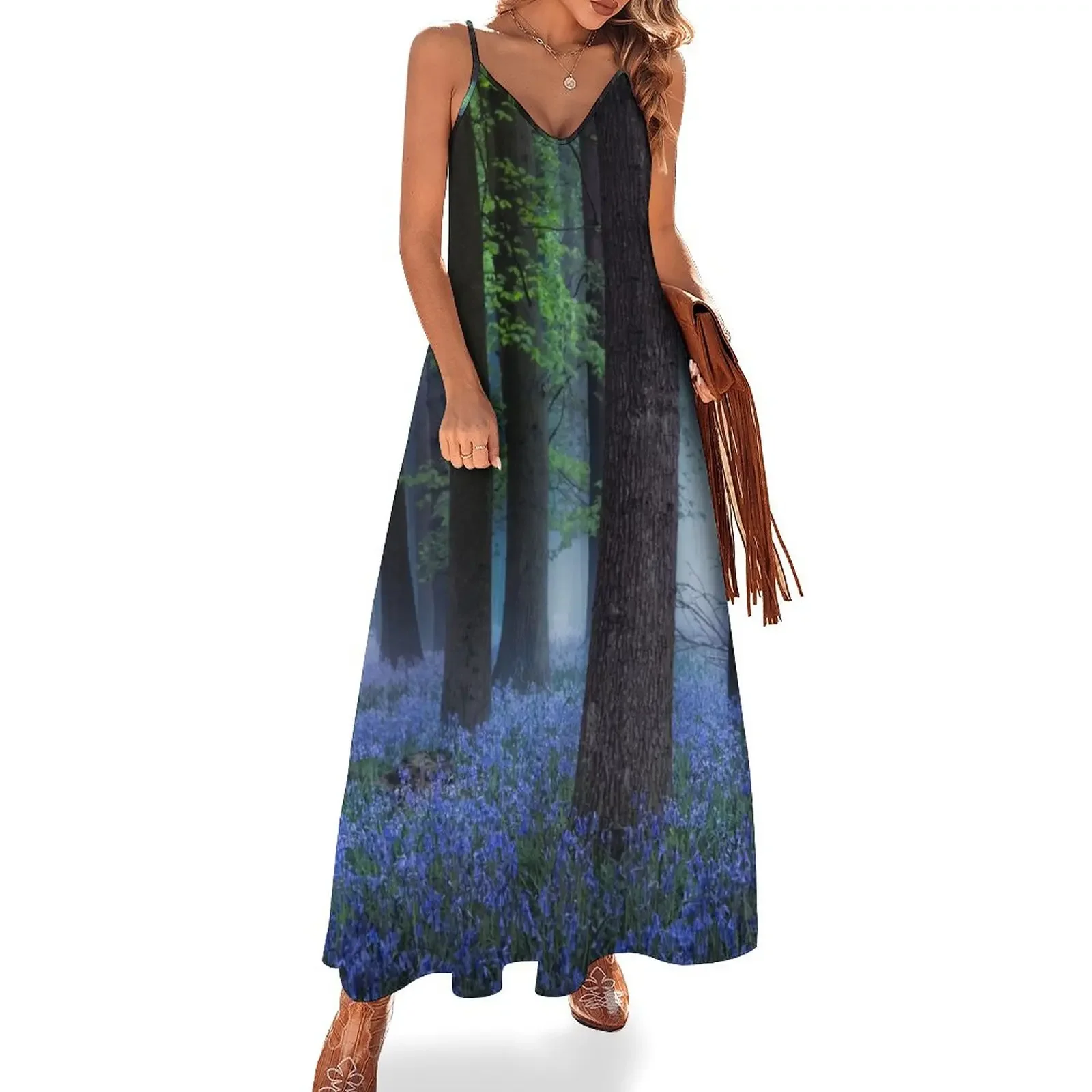 Misty Blue Sleeveless Dress prom dress Clothing female summer clothes for women Dress
Misty Blue Sleeveless Dress prom dress Clothing female summer clothes for women Dress