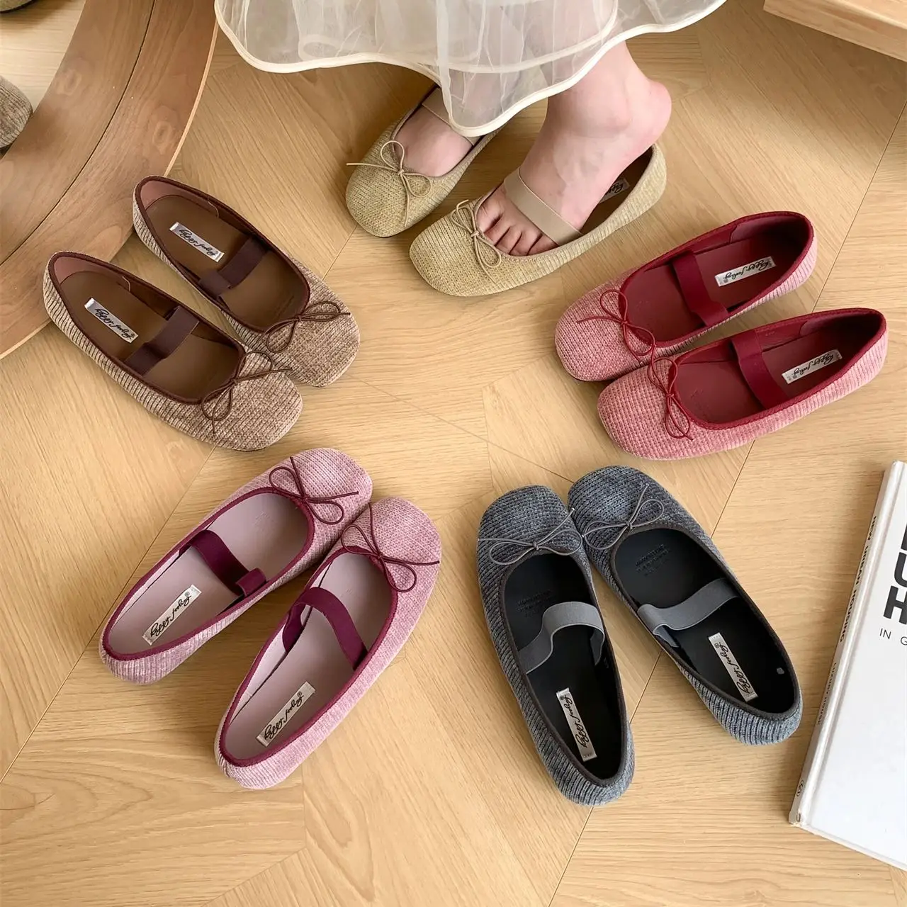 Bailamos Autumn Women Flat Shoes Fashion Round Toe Shallow Slip On Ladies Red Ballerinas Shoes Soft Flat Heel Mary Jane Shoes Mu
Bailamos Autumn Women Flat Shoes Fashion Round Toe Shallow Slip On Ladies Red Ballerinas Shoes Soft Flat Heel Mary Jane Shoes Mu