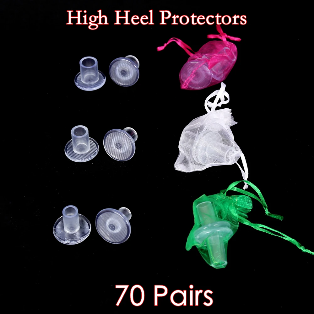 70 Pairs High Heel Protectors High Heeler Antislip Heel Caps Covers Heel Stoppers For Wedding Party Sinking at Grass and Cracks
70 Pairs High Heel Protectors High Heeler Antislip Heel Caps Covers Heel Stoppers For Wedding Party Sinking at Grass and Cracks