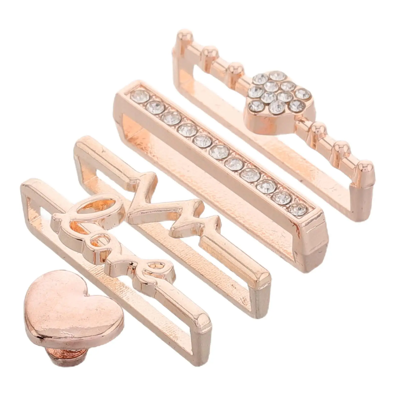 5 Pcs Heart Shaped Decorative Rings for Watch Bands Stylish Clasp Smartwatch Compatible Charm Loop Durable
5 Pcs Heart Shaped Decorative Rings for Watch Bands Stylish Clasp Smartwatch Compatible Charm Loop Durable