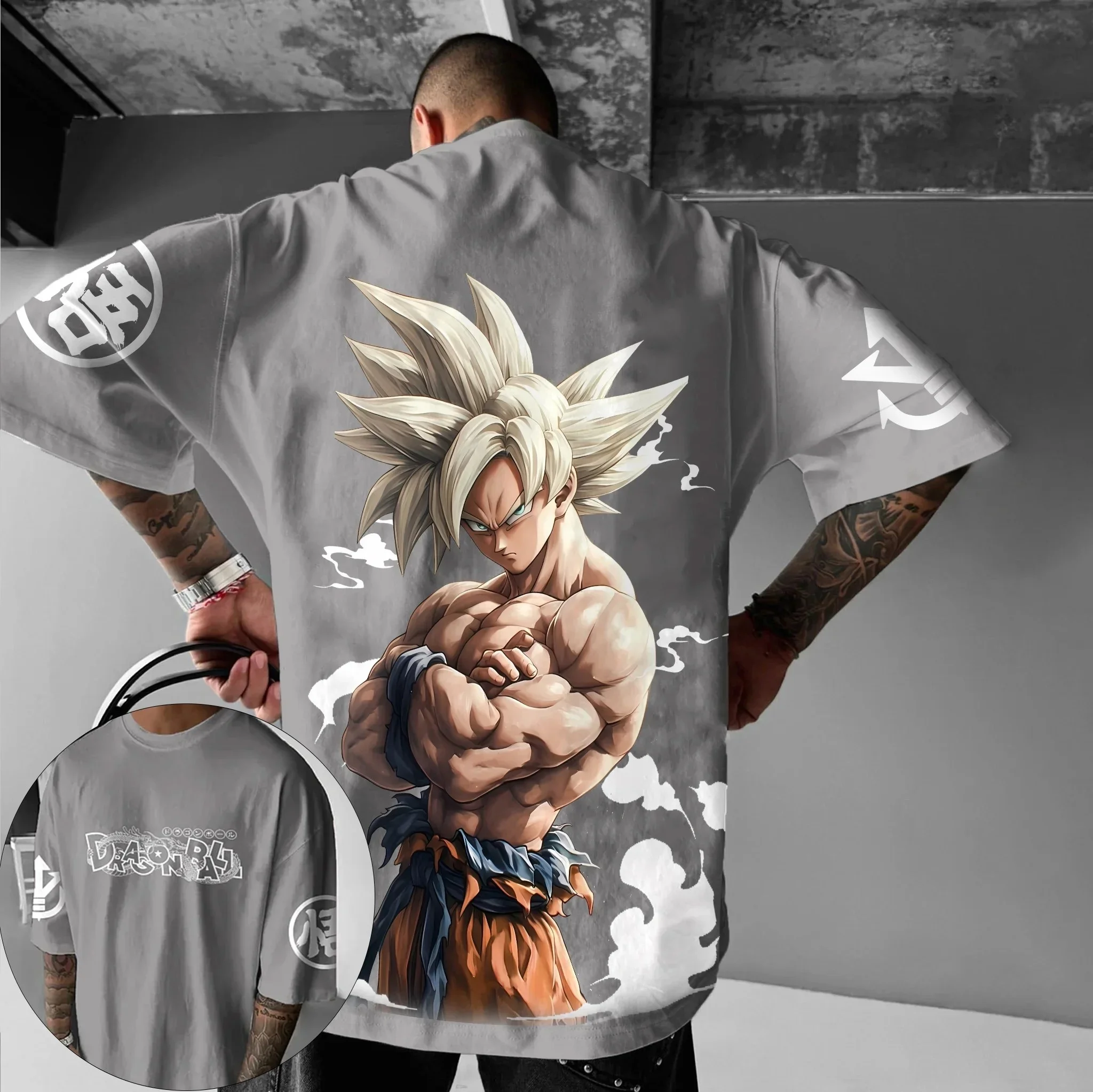 FamilyMatching Dragon Ball Goku Print Cotton Oversized T-Shirt for Men Women Casual Loose Fit Unisex Anime Graphic Breathable To
FamilyMatching Dragon Ball Goku Print Cotton Oversized T-Shirt for Men Women Casual Loose Fit Unisex Anime Graphic Breathable To