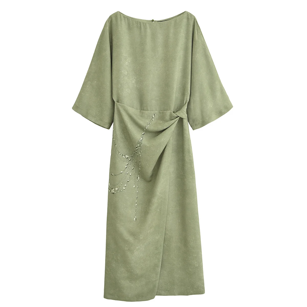 Printed Dress For Women 2025 New Fashion Short Sleeved Loose Dresses American Style O-neck Frock Summer Casual Pleated Dress
Printed Dress For Women 2025 New Fashion Short Sleeved Loose Dresses American Style O-neck Frock Summer Casual Pleated Dress