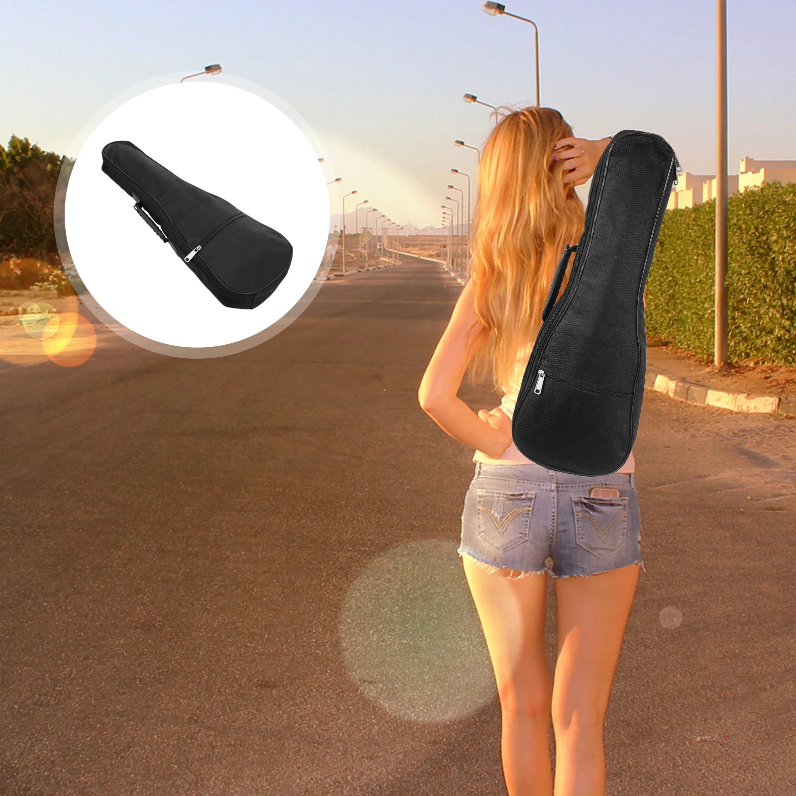 1pc Ukulele Bag Sponge Padded Thickened Carry Pouch Smooth Zippers Adjustable Strap For 23 26 Inch Guitar Instrument Protection
1pc Ukulele Bag Sponge Padded Thickened Carry Pouch Smooth Zippers Adjustable Strap For 23 26 Inch Guitar Instrument Protection