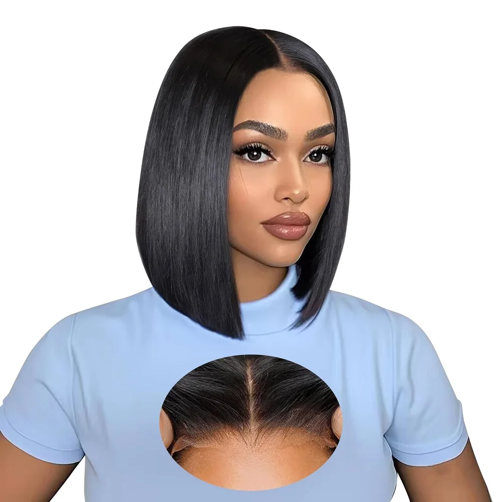 6x4 Glueless Bob Wigs Human Hair Straight Wear and Go Glueless Wig 180% Density HD Lace Front Wigs Human Hair Pre Cut Lace Wig
6x4 Glueless Bob Wigs Human Hair Straight Wear and Go Glueless Wig 180% Density HD Lace Front Wigs Human Hair Pre Cut Lace Wig