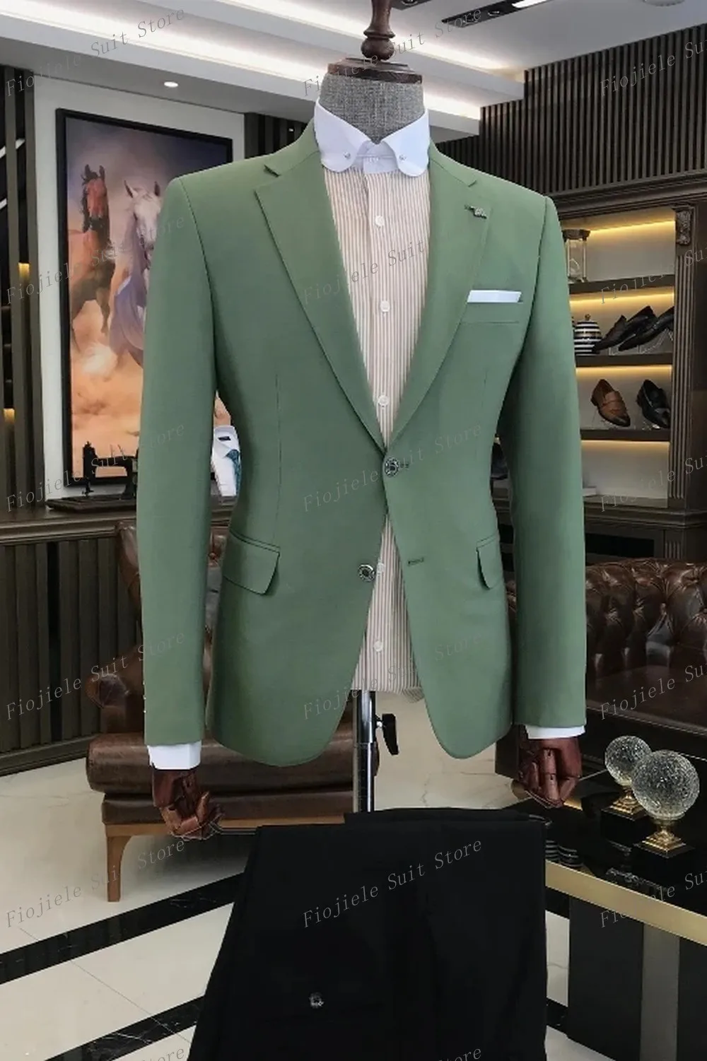 Slim Fit Men Business Suit Groom Groomsman Wedding Party Prom Casual Formal Occasion Tuxedos 2 Piece Set Jacket And Pants
Slim Fit Men Business Suit Groom Groomsman Wedding Party Prom Casual Formal Occasion Tuxedos 2 Piece Set Jacket And Pants