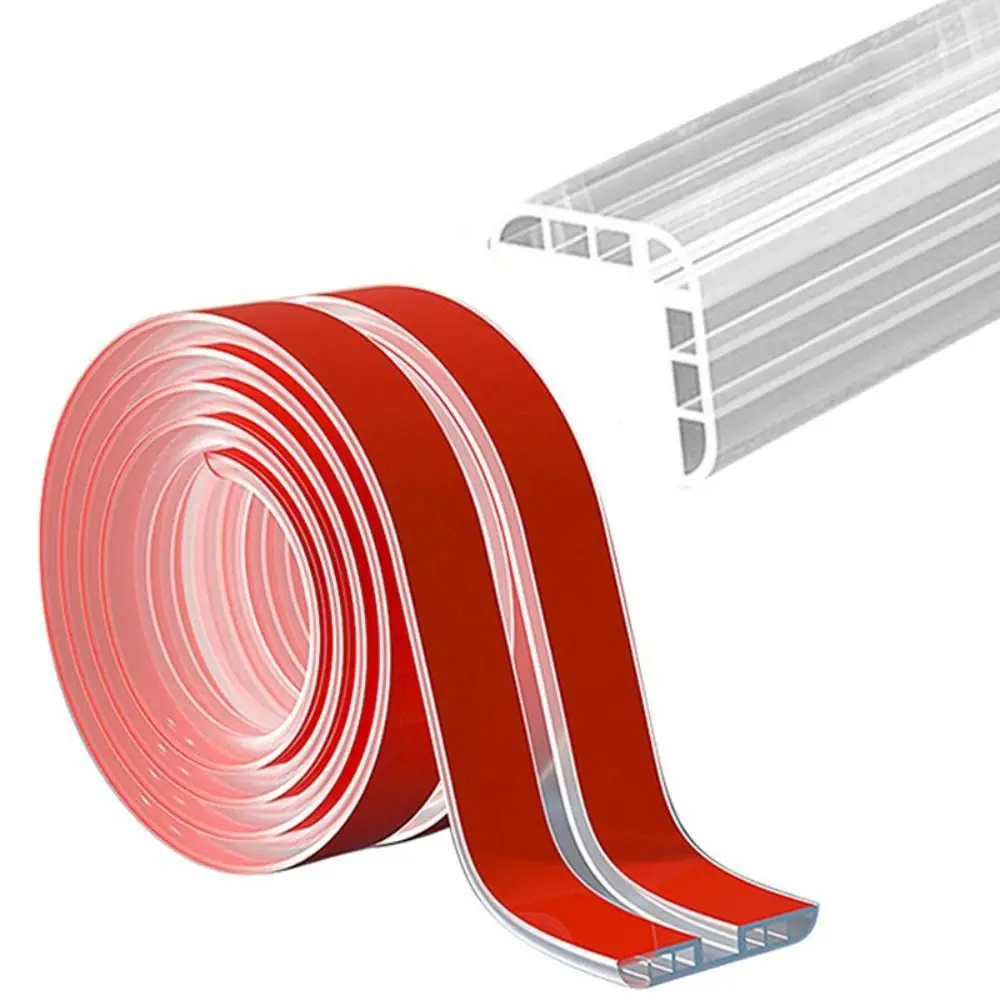 Professional Anti Collision Corner Guard Strip Transparent PVC Table Edge Protector Kids Safety Soft Baby Proofing
