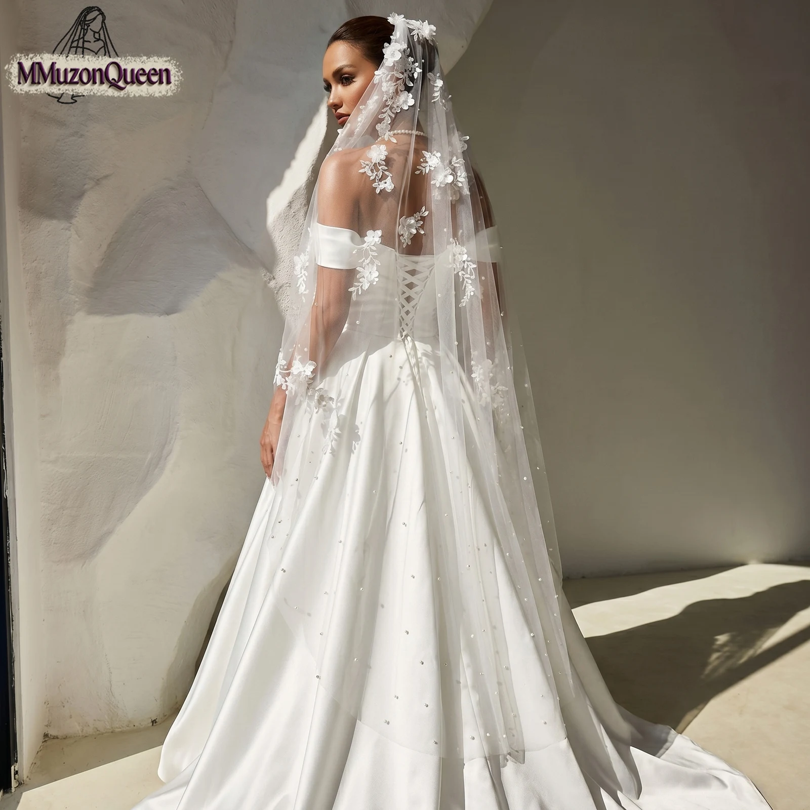 TOPQUEEN 3d Flowers Voile Bride To Be MariéE Mantilla De Novia Velo Wedding Accessories Women'S Customizable V52
TOPQUEEN 3d Flowers Voile Bride To Be MariéE Mantilla De Novia Velo Wedding Accessories Women'S Customizable V52