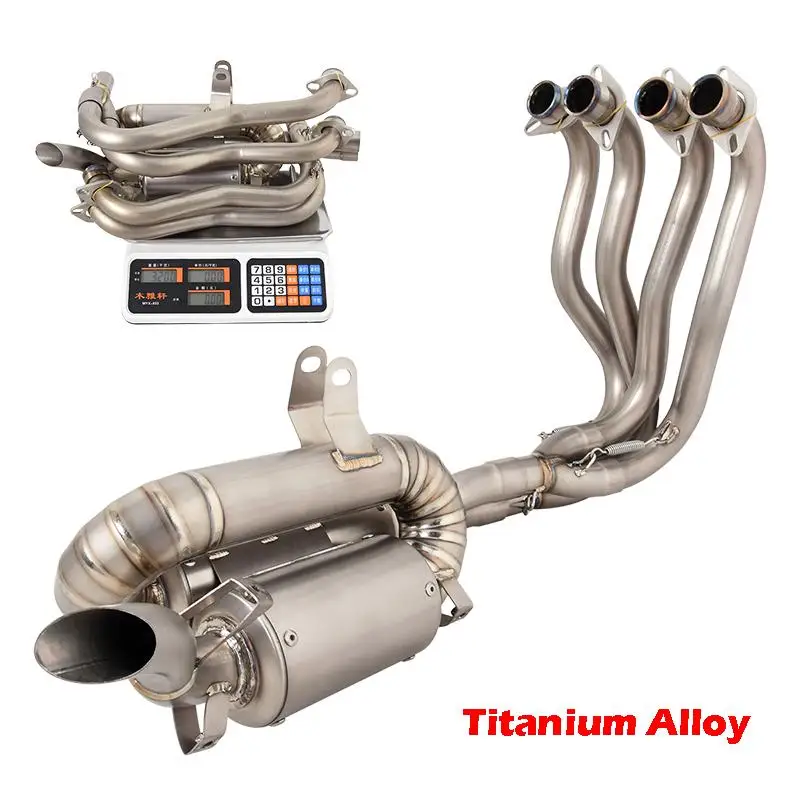 For KOVE 450RR 2023 Slip-On Motorcycle Complete Exhaust System Front Link Pipe Muffler Titanium Alloy Escape Tube
For KOVE 450RR 2023 Slip-On Motorcycle Complete Exhaust System Front Link Pipe Muffler Titanium Alloy Escape Tube